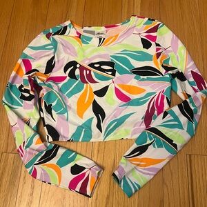 Endless Waves Crop Rash Guard Juniors Size 3-5